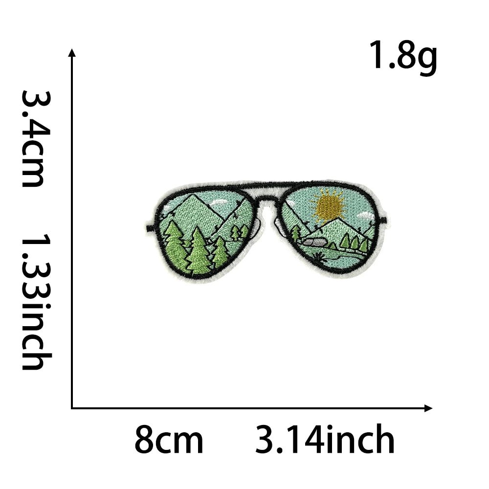 18 Pcs Boho Summer Aesthetic Iron-On Patch with Flower Bike Lettering and Surf Vibes for Festival Bags Jackets Accessories DIY - Cozy & Co. Market