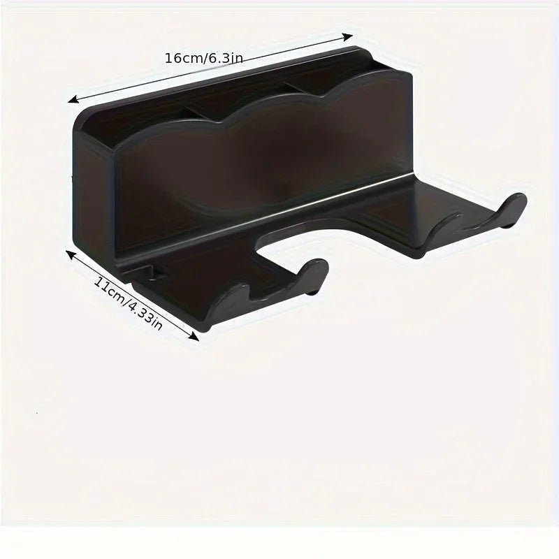 1pc Hair dryer storage rack, non perforated bathroom wall mounted bracket, bathroom air duct storage - Cozy & Co. Market