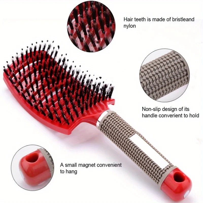 1pc Magic Scalp Massage Hair Brush for Women - Professional Detangling Tool for Wet Curly Hair - Hairdressing Tool - Cozy & Co. Market