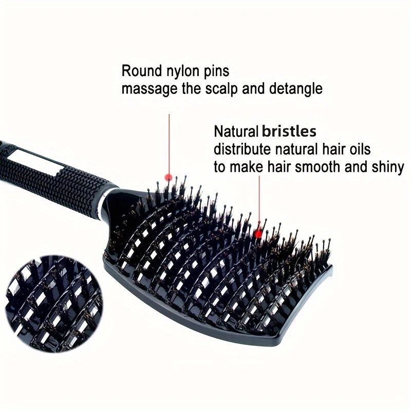 1pc Magic Scalp Massage Hair Brush for Women - Professional Detangling Tool for Wet Curly Hair - Hairdressing Tool - Cozy & Co. Market