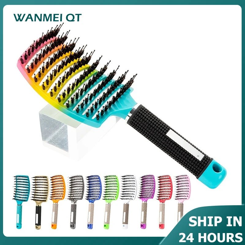 1pc Magic Scalp Massage Hair Brush for Women - Professional Detangling Tool for Wet Curly Hair - Hairdressing Tool - Cozy & Co. Market
