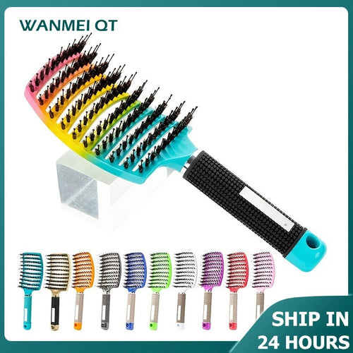 1pc Magic Scalp Massage Hair Brush for Women - Professional Detangling Tool for Wet Curly Hair - Hairdressing Tool - Cozy & Co. Market