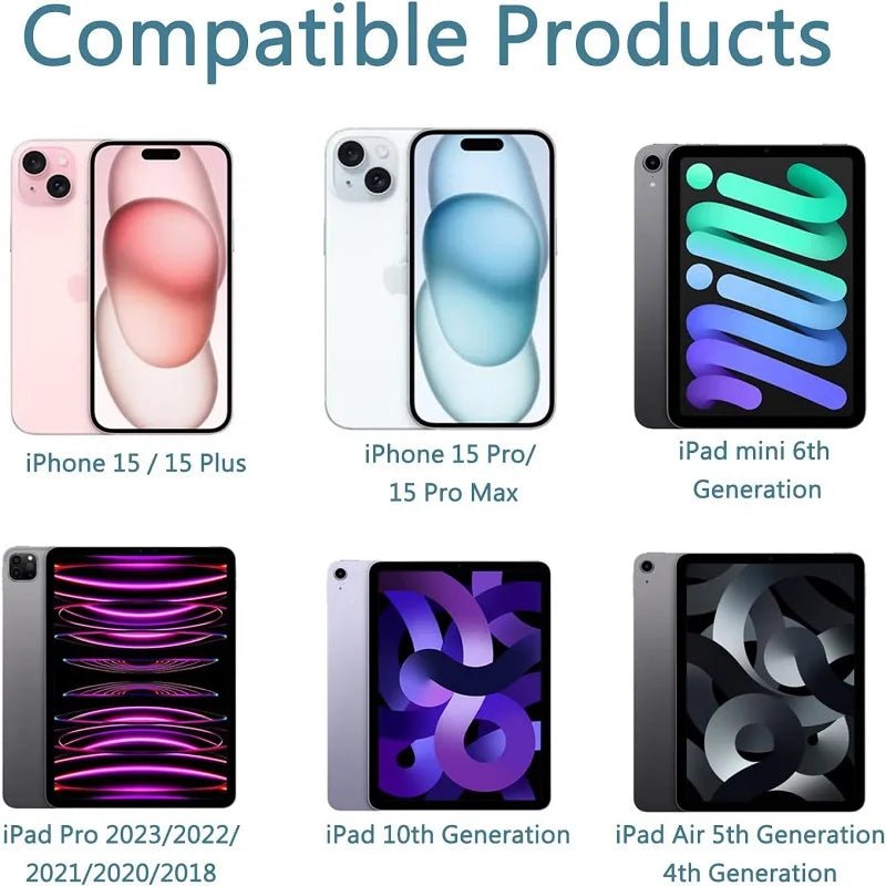 1pcs-5pcs 60W PD USB-C to USB C Fast Charger Cable For Apple iPhone 17 Pro Max 16 15 Plus 14 13 12 11 X XS Type C Quick Charging - Cozy & Co. Market