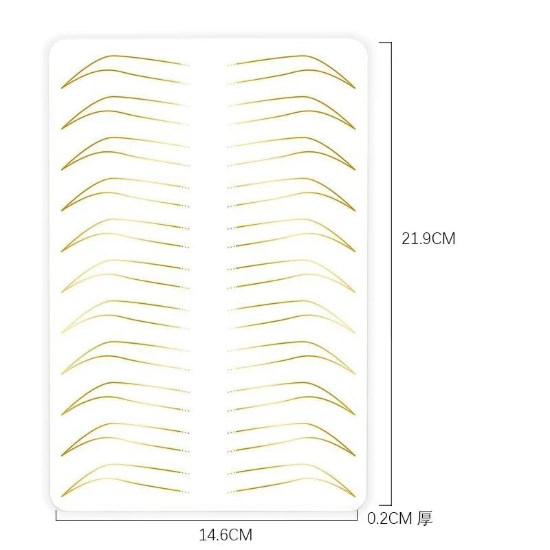 1pcs Microblading 2 Side Thick Tattoo Eyebrow & Lips Practice Skin No Ink Required Permanent Makeup Training New For Beginner - Cozy & Co. Market