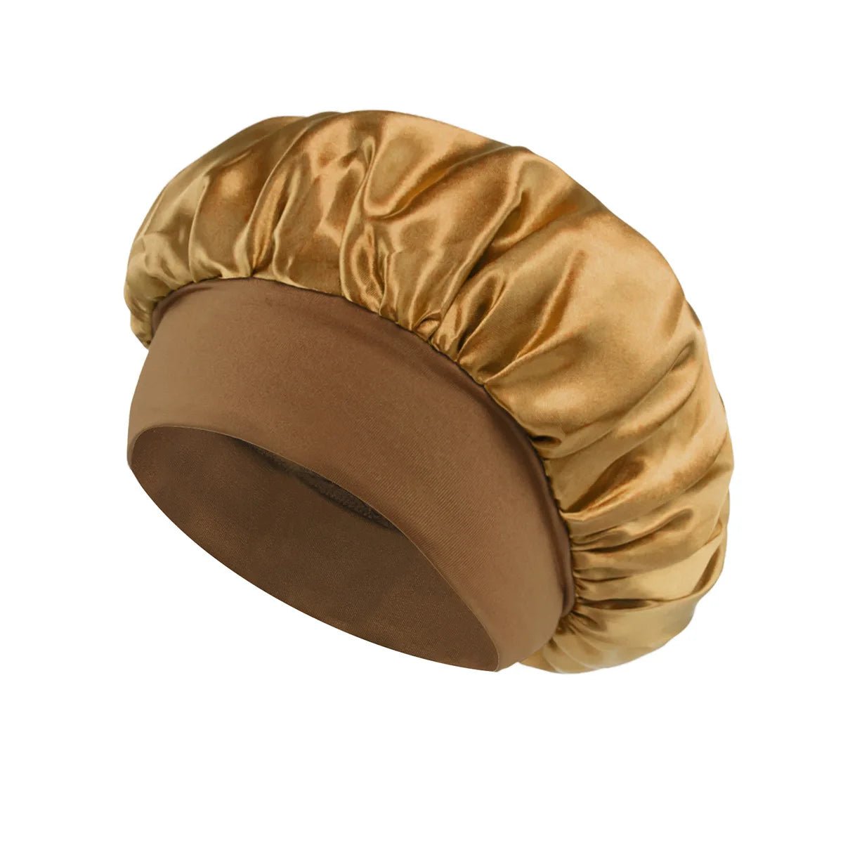1pcs Soft Silk Satin Lined Bonnet Large Satin Hair Bonnet Household Sleep Shower Cap Hair Wrap Cover for Long Hair Salon Tool - Cozy & Co. Market