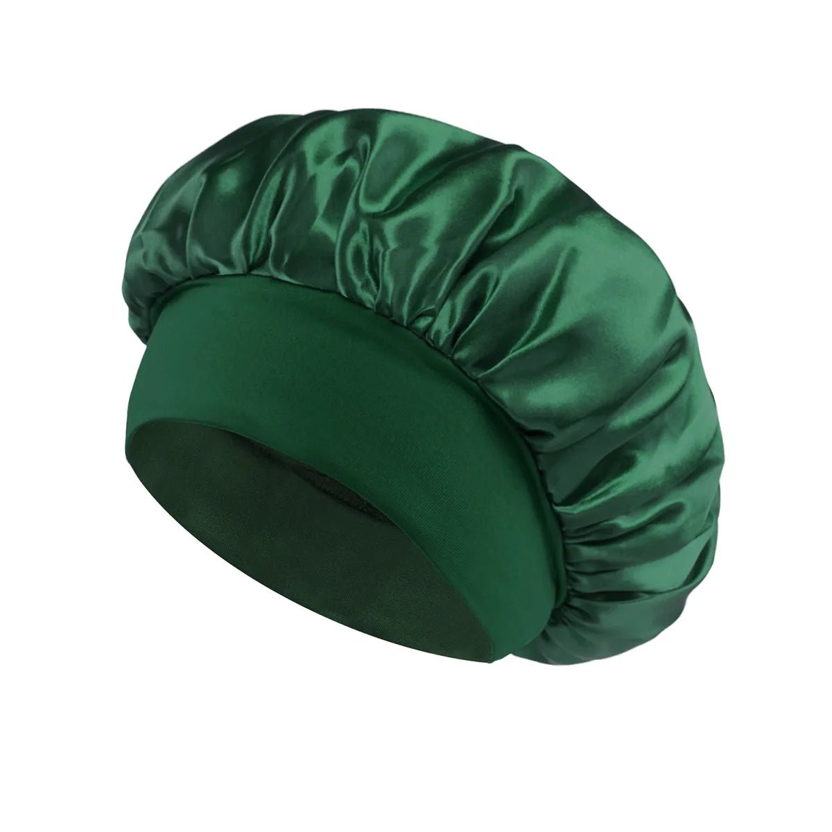 1pcs Soft Silk Satin Lined Bonnet Large Satin Hair Bonnet Household Sleep Shower Cap Hair Wrap Cover for Long Hair Salon Tool - Cozy & Co. Market