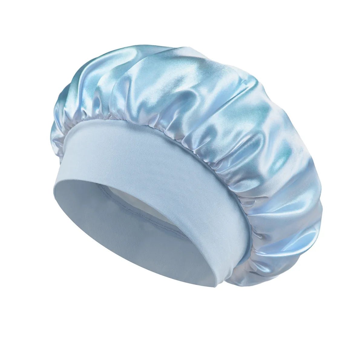 1pcs Soft Silk Satin Lined Bonnet Large Satin Hair Bonnet Household Sleep Shower Cap Hair Wrap Cover for Long Hair Salon Tool - Cozy & Co. Market