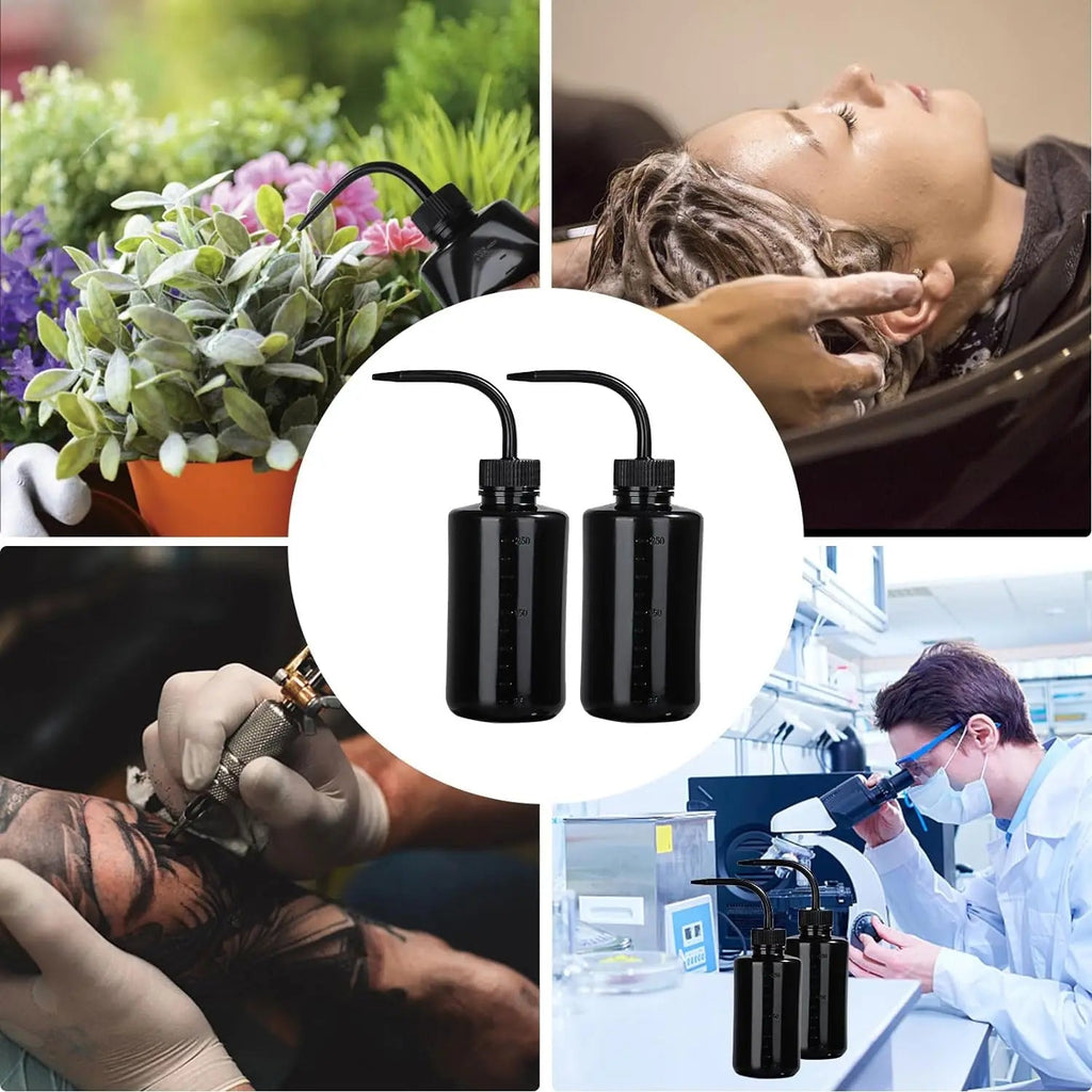 1PCS Tattoo Washing Bottle Clean Squeeze Bottle Eyelash Extension Cleaning Laboratory Measuring Bottles Plastic Makeup Tool - Cozy & Co. Market