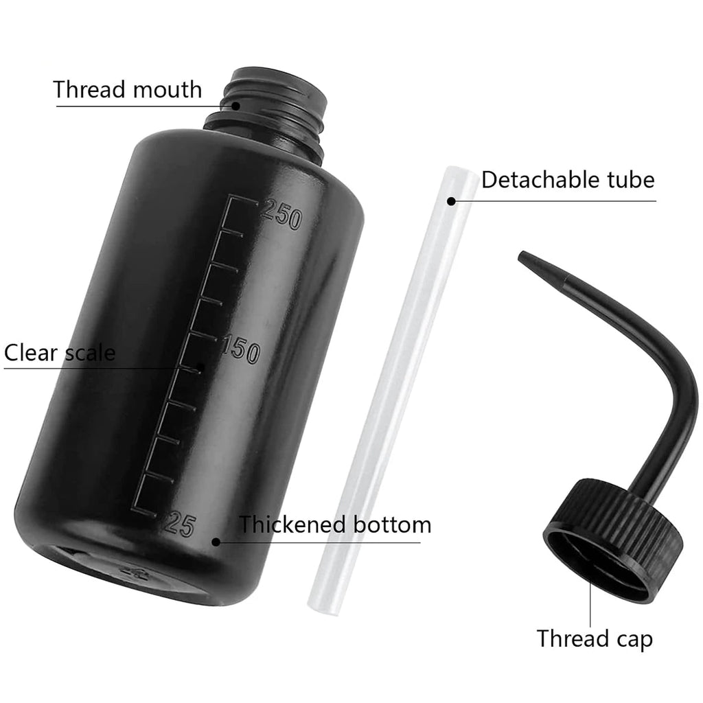 1PCS Tattoo Washing Bottle Clean Squeeze Bottle Eyelash Extension Cleaning Laboratory Measuring Bottles Plastic Makeup Tool - Cozy & Co. Market