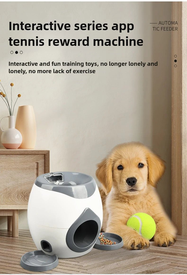 2-in-1 Dog Tennis Ball Launcher & Treat Feeder - Cozy & Co. Market