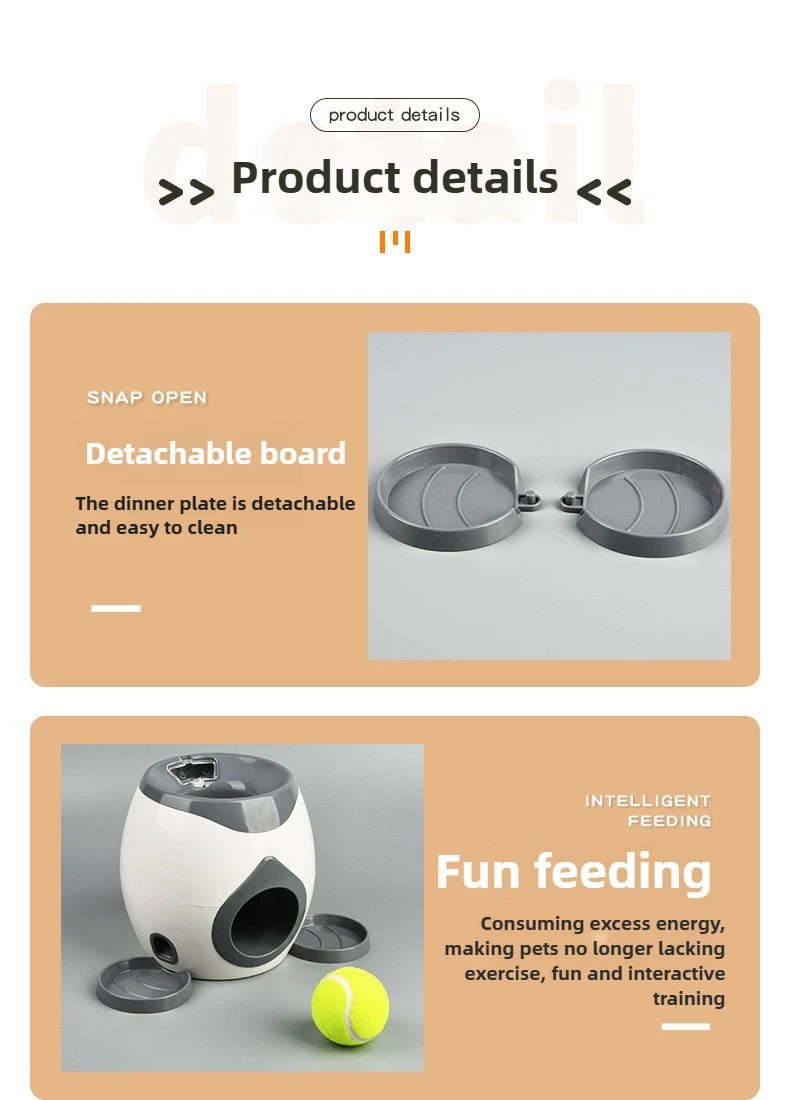 2-in-1 Dog Tennis Ball Launcher & Treat Feeder - Cozy & Co. Market