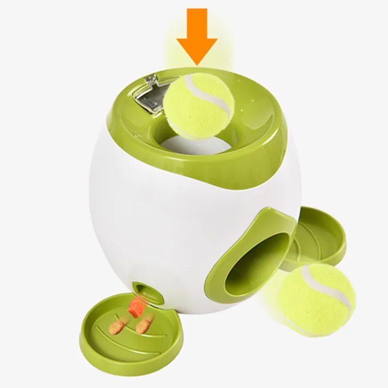 2-in-1 Dog Tennis Ball Launcher & Treat Feeder - Cozy & Co. Market