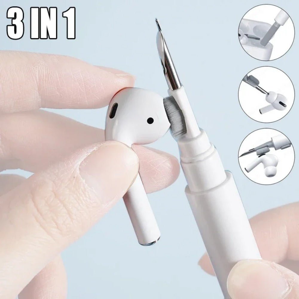 2 IN1 Cleaner Kit Set Earphones Cleaning Pen for Airpods 3 Pro Case 13 Brush Headsets Cleaners Earbuds Cleaning Tools - Cozy & Co. Market