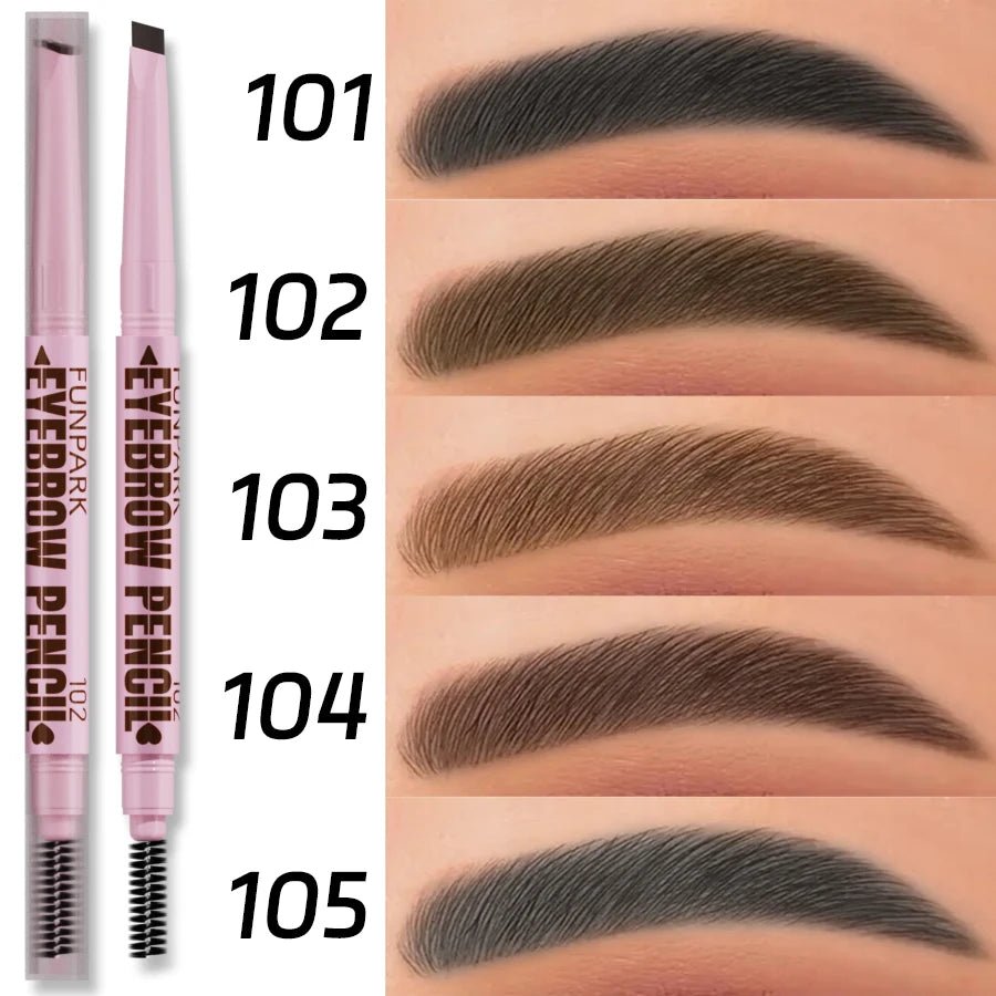 2 in1 Eyebrow pencil professional Cosmetics makeup for women 5 Colors Waterproof Eyebrow Tattoo brush Long Lasting eyebrow pen - Cozy & Co. Market