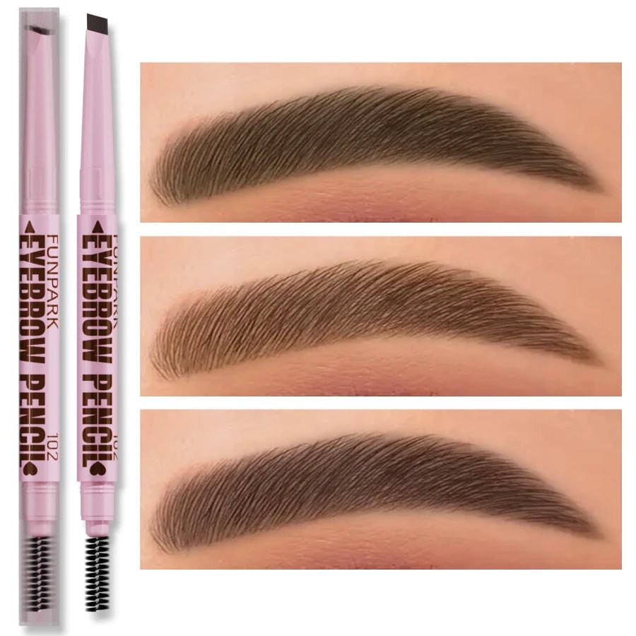 2 in1 Eyebrow pencil professional Cosmetics makeup for women 5 Colors Waterproof Eyebrow Tattoo brush Long Lasting eyebrow pen - Cozy & Co. Market