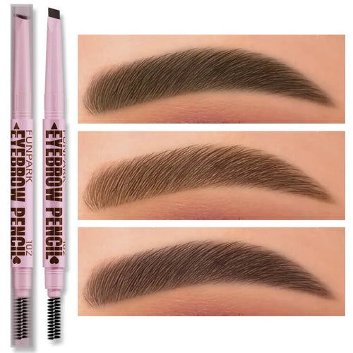 2 in1 Eyebrow pencil professional Cosmetics makeup for women 5 Colors Waterproof Eyebrow Tattoo brush Long Lasting eyebrow pen - Cozy & Co. Market