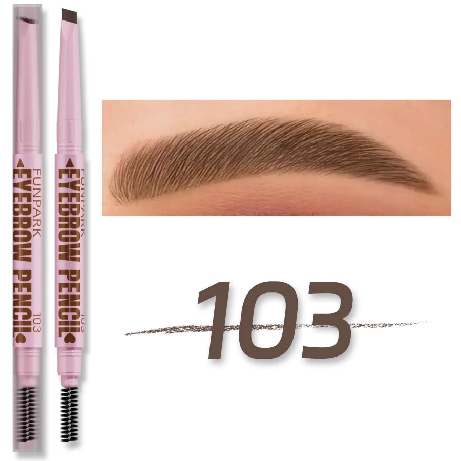 2 in1 Eyebrow pencil professional Cosmetics makeup for women 5 Colors Waterproof Eyebrow Tattoo brush Long Lasting eyebrow pen - Cozy & Co. Market