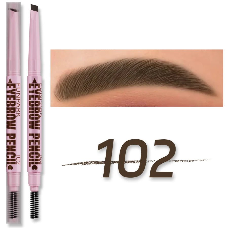 2 in1 Eyebrow pencil professional Cosmetics makeup for women 5 Colors Waterproof Eyebrow Tattoo brush Long Lasting eyebrow pen - Cozy & Co. Market