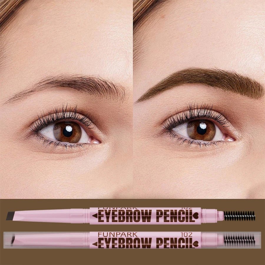 2 in1 Eyebrow pencil professional Cosmetics makeup for women 5 Colors Waterproof Eyebrow Tattoo brush Long Lasting eyebrow pen - Cozy & Co. Market