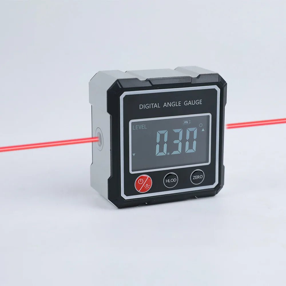 2-side Laser Digital Protractor Inclinometer Laser Level Ruler Inclinometer Magnetic Base Goniometer Magnet Angle Finder - Cozy & Co. Market