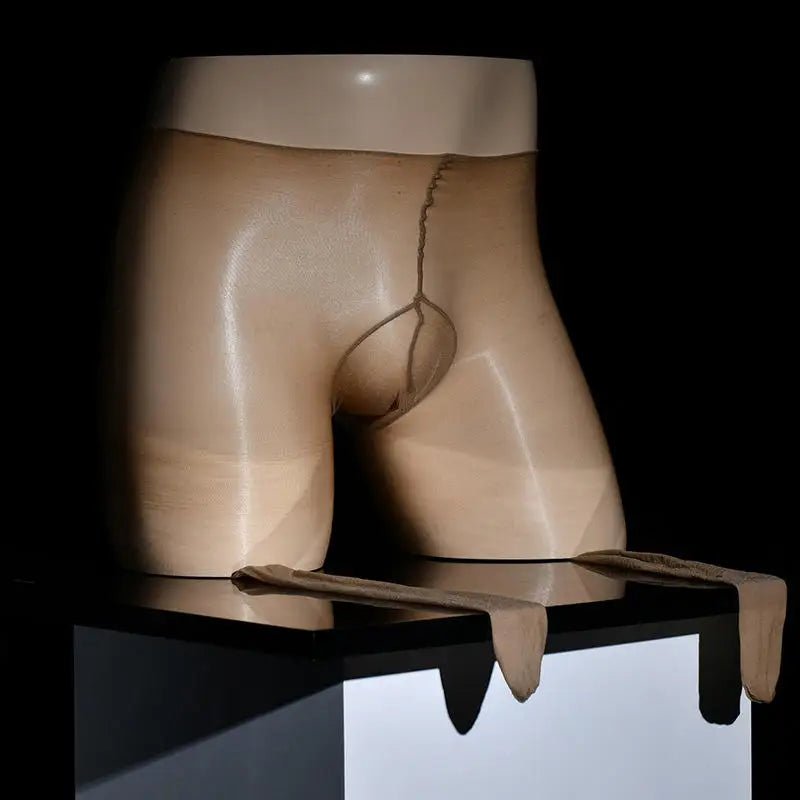 2022 Hot Lace Stockings Men's Full Transparent Sexy Lace Penis Sleeves Pantyhose Velvet Pantyhose Tights - Cozy & Co. Market
