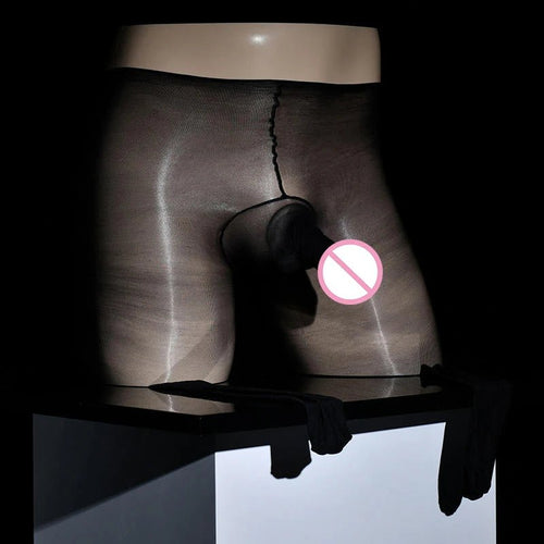 2022 Hot Lace Stockings Men's Full Transparent Sexy Lace Penis Sleeves Pantyhose Velvet Pantyhose Tights - Cozy & Co. Market