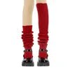 2023 Korea Colorful Long Loose Cotton Ladies Girls Casual Knee High Boot Sock Lolita Knit Long Scrunch Socks - Cozy & Co. Market