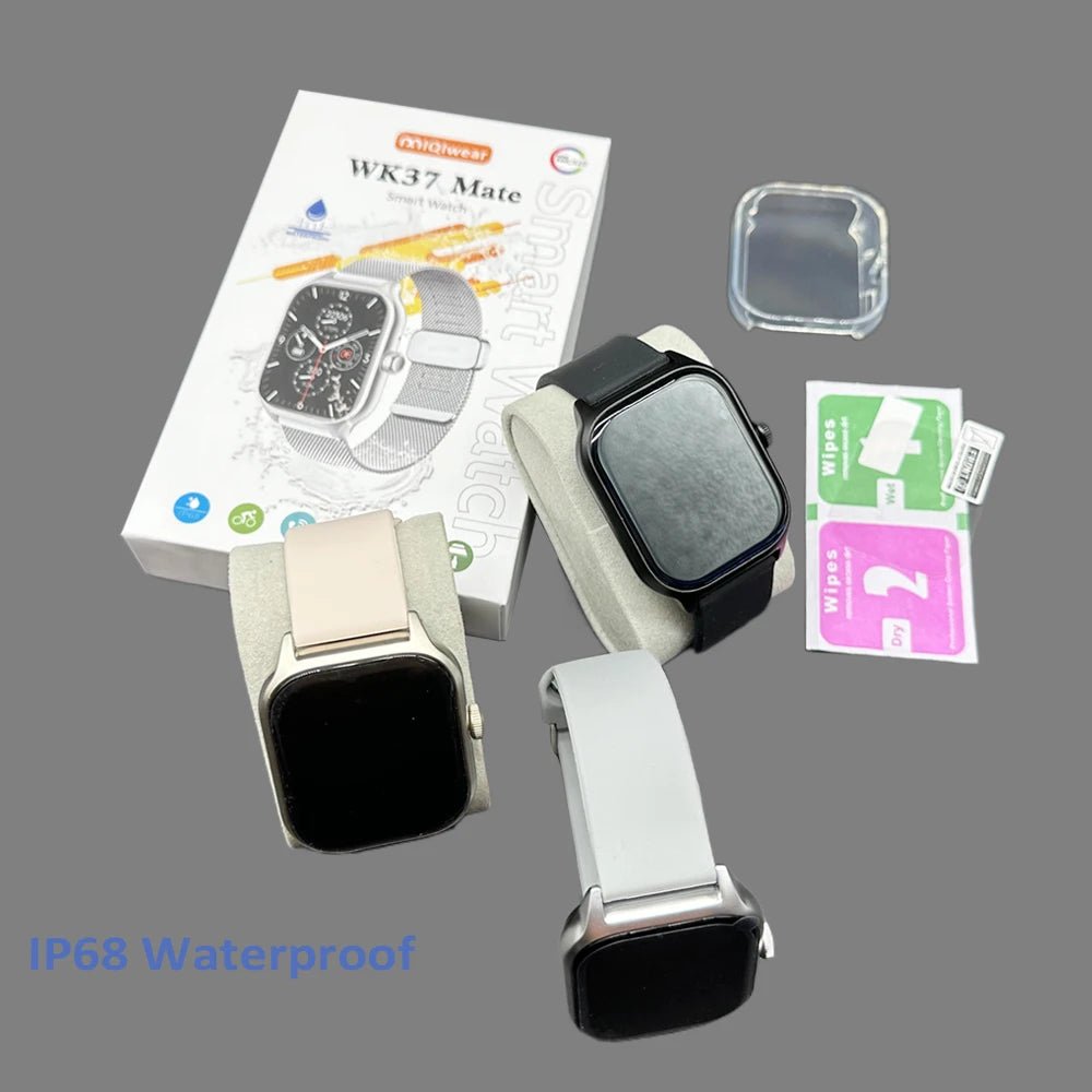2024 New Arrivals Smartwatch WK37 Mate Android Fitness Ip68 Waterproof Touch Screen Sport Smart Wrist Watch Sport Band - Cozy & Co. Market