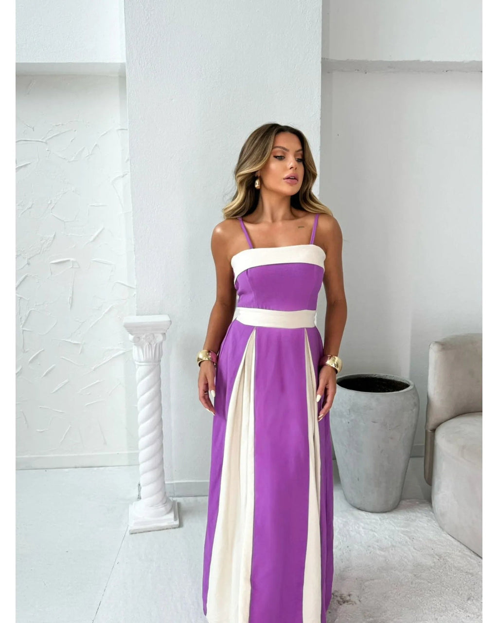 2025 summer new Amazon Europe and the United States cross-border foreign trade women's temperament contrast color lace dress in stock - Cozy & Co. Market