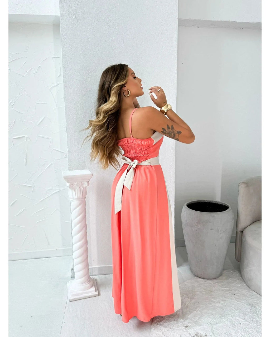 2025 summer new Amazon Europe and the United States cross-border foreign trade women's temperament contrast color lace dress in stock - Cozy & Co. Market