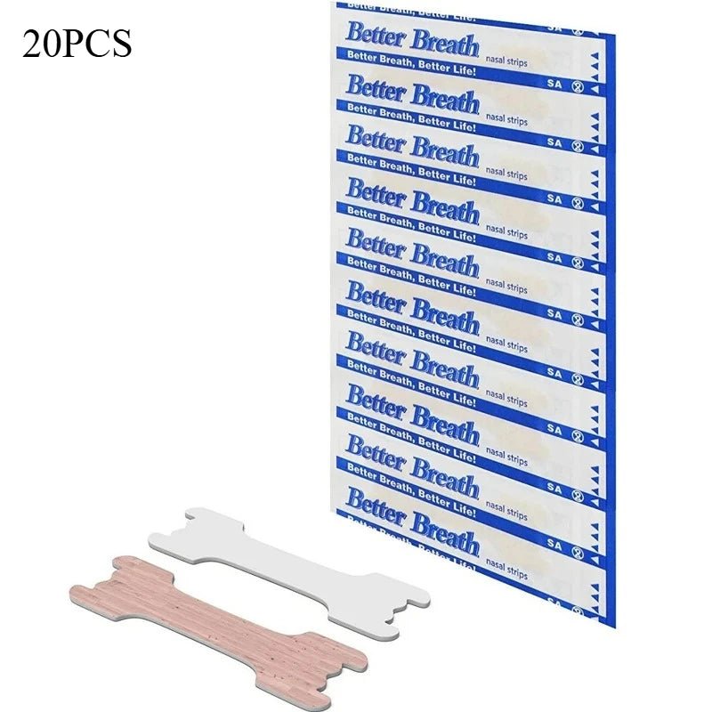 20/50/100pcs Breathing Nasal Strips Snoring Anti Snoring Strips Easier Better Breathe Health Care Right Way Stop Sleeping Well - Cozy & Co. Market