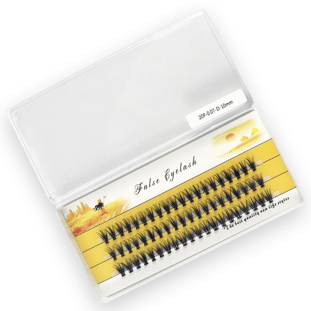 20D/30D Mink Eyelashes 1 Box/60 Bundles Natural Eyelash extension 3D Russia Individual Eyelash Cluster Makeup Tools Lashes Cilia - Cozy & Co. Market