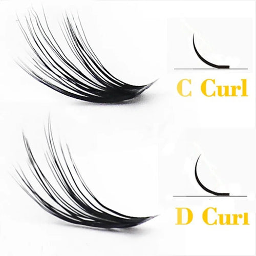 20D/30D Mink Eyelashes 1 Box/60 Bundles Natural Eyelash extension 3D Russia Individual Eyelash Cluster Makeup Tools Lashes Cilia - Cozy & Co. Market