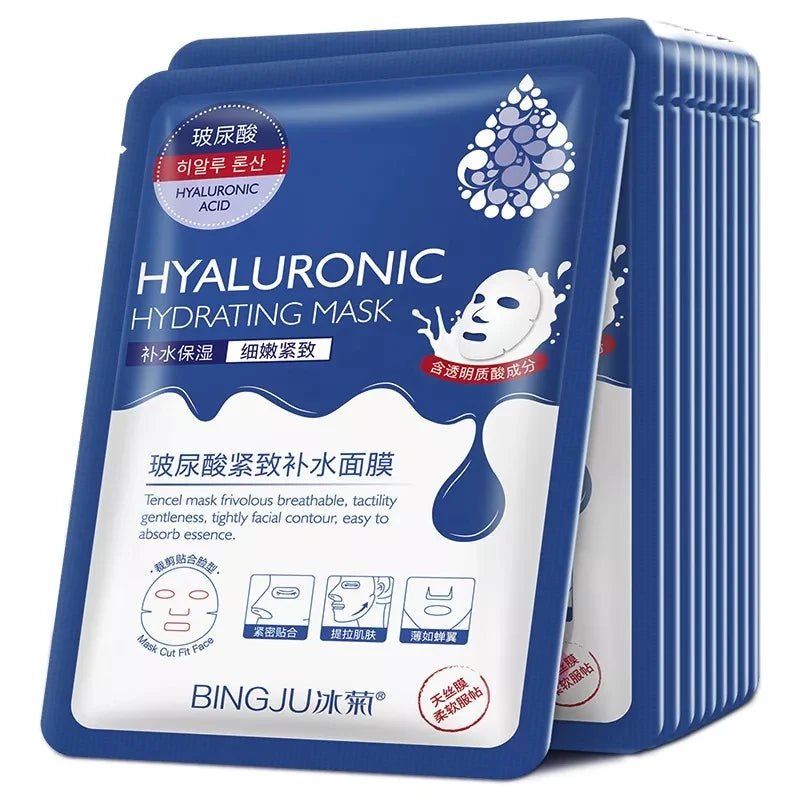 20pcs Snail Collagen Face Mask skincare Moisturizing Anti wrinkle Whitening Facial Masks Face Sheet Mask Korean Skin Care - Cozy & Co. Market