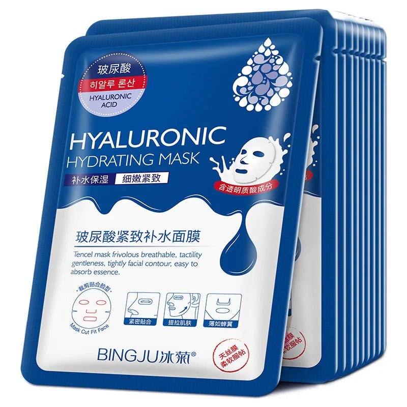 20pcs Snail Collagen Face Mask skincare Moisturizing Anti wrinkle Whitening Facial Masks Face Sheet Mask Korean Skin Care - Cozy & Co. Market