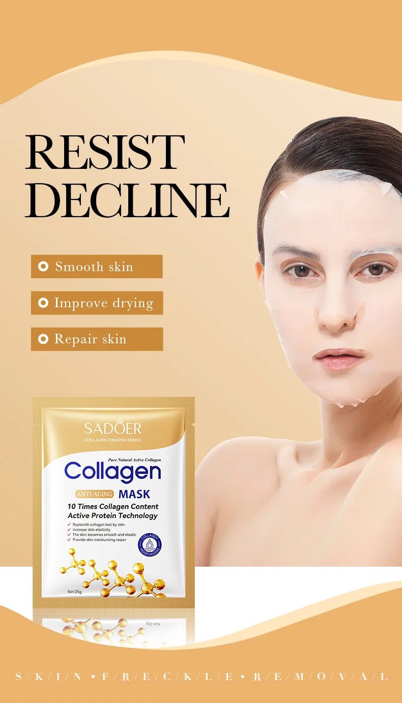 20pcs Snail Collagen Face Mask skincare Moisturizing Anti wrinkle Whitening Facial Masks Face Sheet Mask Korean Skin Care - Cozy & Co. Market