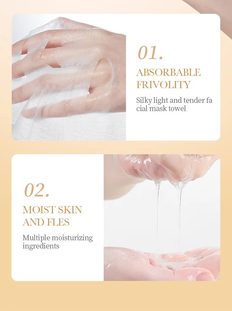 20pcs Snail Collagen Face Mask skincare Moisturizing Anti wrinkle Whitening Facial Masks Face Sheet Mask Korean Skin Care - Cozy & Co. Market