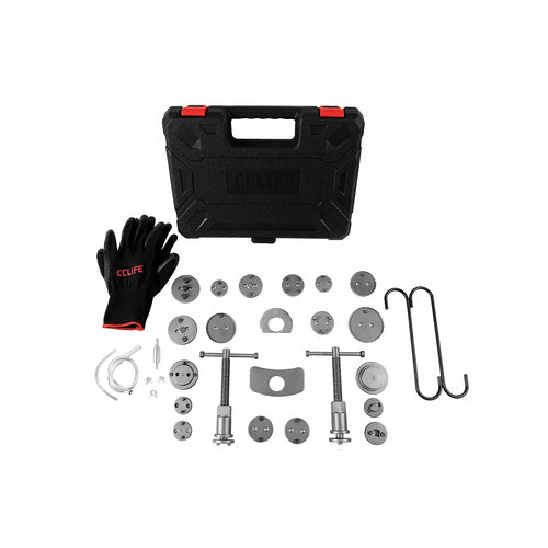 23-Piece Brake Piston Reset Tool Car Set Universal Brake Reset Tool for Brakes and Calipers Disc Brakes Automobile Repair Tools - Cozy & Co. Market