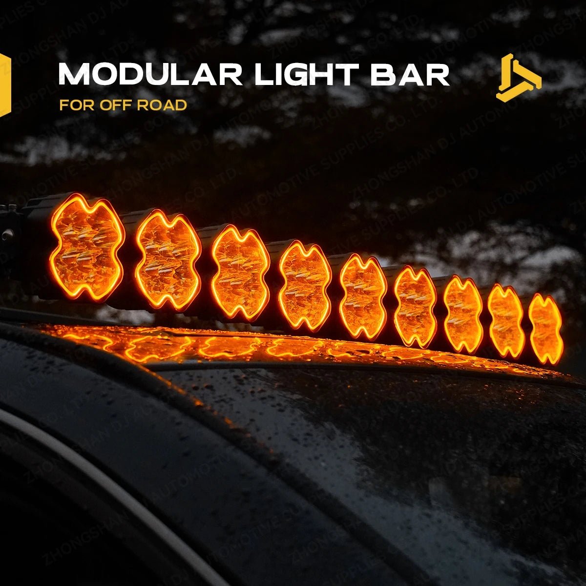 24 Inch Modular Linkable LED Light Bar Front Bumper Grille Mount for SUV UTV ATV Jimny Wrangler Tacoma Combo Beam Reflector IP68 - Cozy & Co. Market
