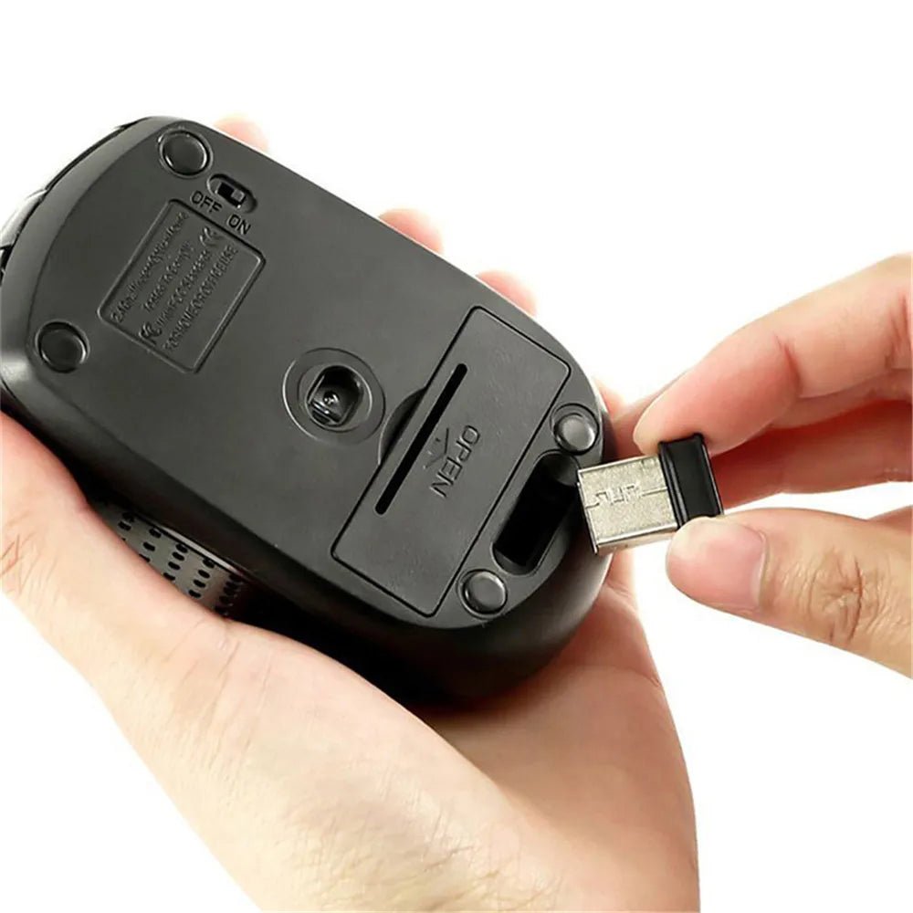 2.4G Wireless Mouse 2.4Ghz Gaming Mouse 6D Optical Wireless Mouse Slim Mini Noiseless Mice DPI1600 for Macbook PC Laptop - Cozy & Co. Market