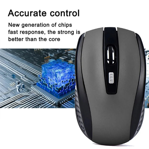 2.4G Wireless Mouse 2.4Ghz Gaming Mouse 6D Optical Wireless Mouse Slim Mini Noiseless Mice DPI1600 for Macbook PC Laptop - Cozy & Co. Market