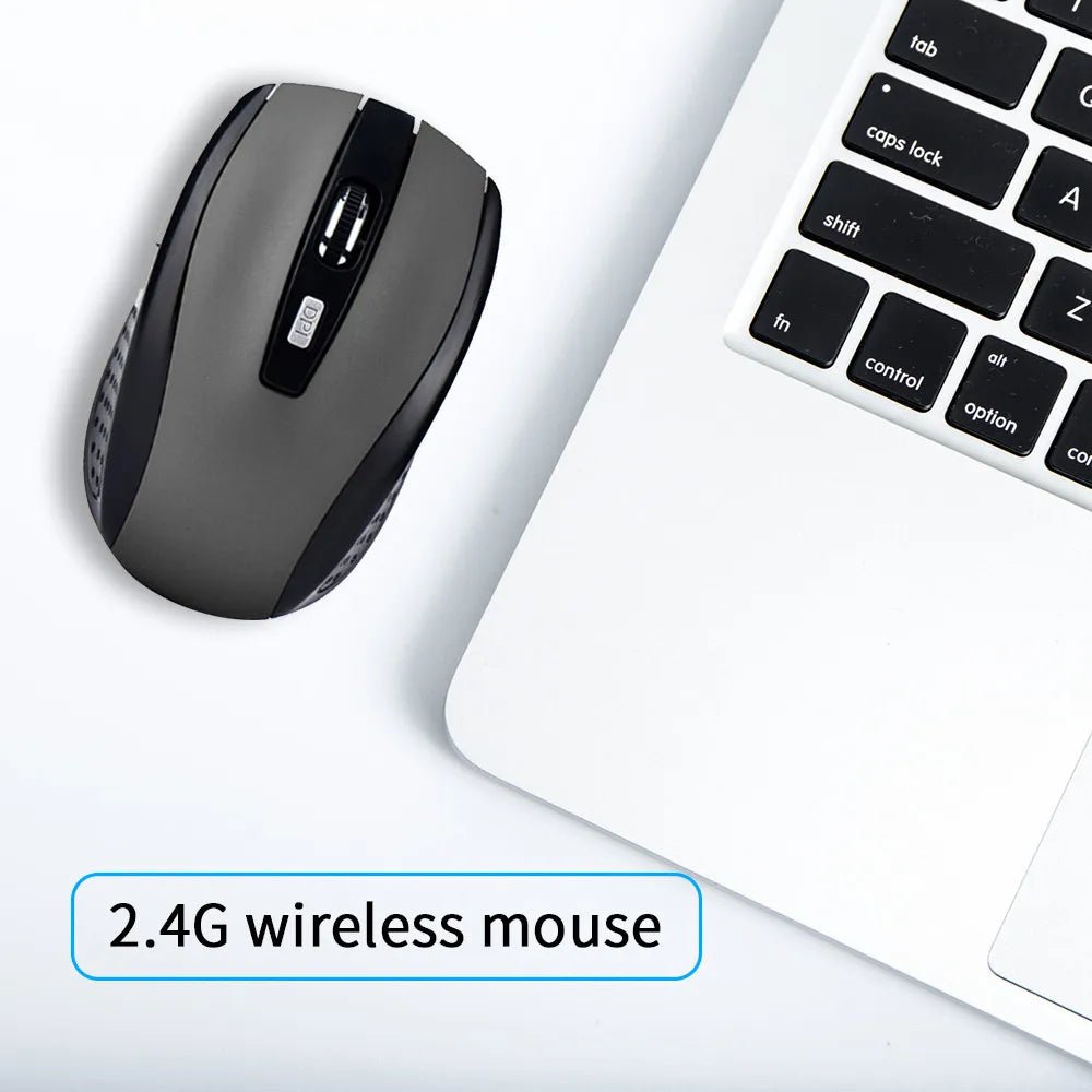 2.4G Wireless Mouse 2.4Ghz Gaming Mouse 6D Optical Wireless Mouse Slim Mini Noiseless Mice DPI1600 for Macbook PC Laptop - Cozy & Co. Market