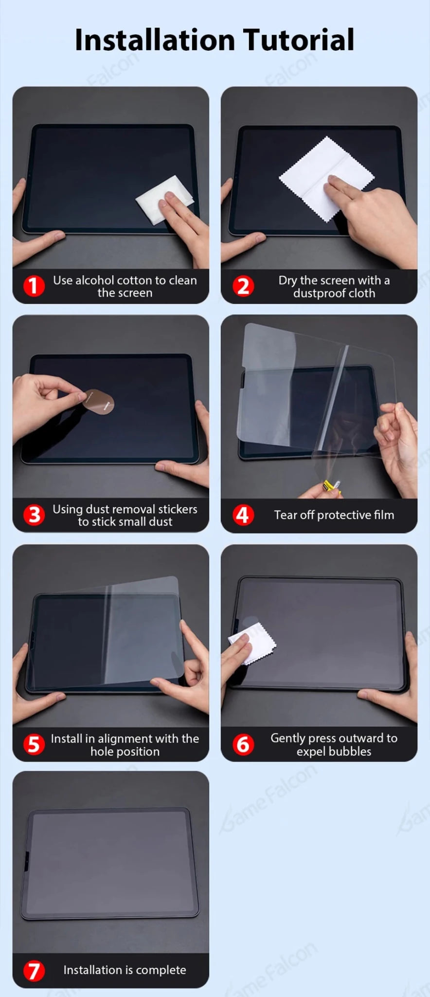 2Pcs Tempered Glass Screen Protector For iPad Pro 13 11th M5 M4 12.9 Air 11 M3 M2 5 4 Mini 6 7 10 9 9th 10th Generation A16 Film - Cozy & Co. Market