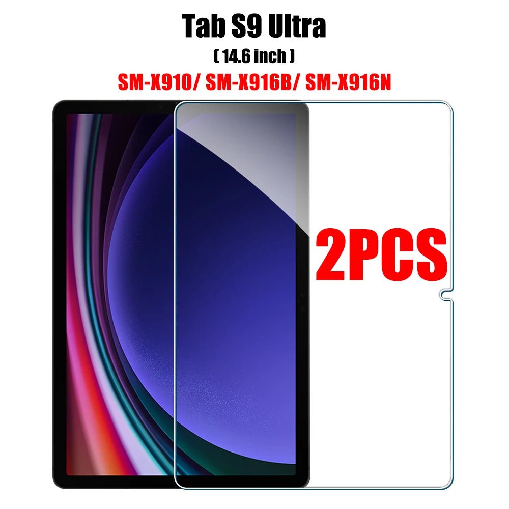 2PCS Tempered Glass Screen Protector for Samsung Galaxy Tab S8 Ultra Plus S6 Lite S7 Fe A7 Lite A8 S9 A9 Tablet Accessories Film - Cozy & Co. Market