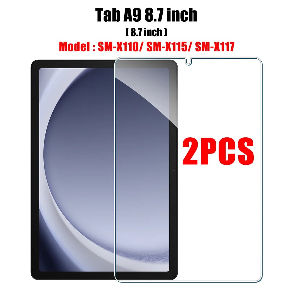 2PCS Tempered Glass Screen Protector for Samsung Galaxy Tab S8 Ultra Plus S6 Lite S7 Fe A7 Lite A8 S9 A9 Tablet Accessories Film - Cozy & Co. Market