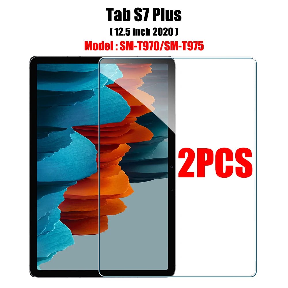 2PCS Tempered Glass Screen Protector for Samsung Galaxy Tab S8 Ultra Plus S6 Lite S7 Fe A7 Lite A8 S9 A9 Tablet Accessories Film - Cozy & Co. Market