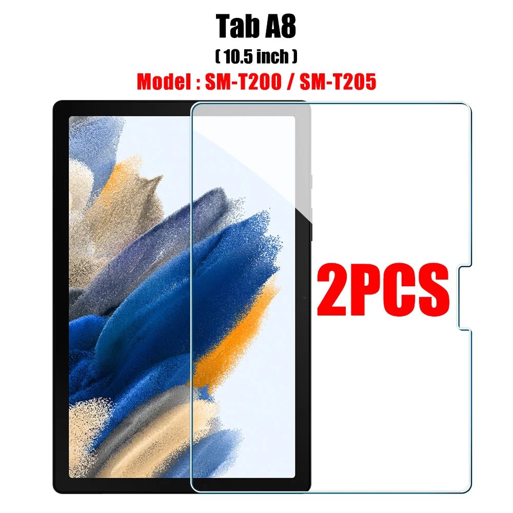 2PCS Tempered Glass Screen Protector for Samsung Galaxy Tab S8 Ultra Plus S6 Lite S7 Fe A7 Lite A8 S9 A9 Tablet Accessories Film - Cozy & Co. Market