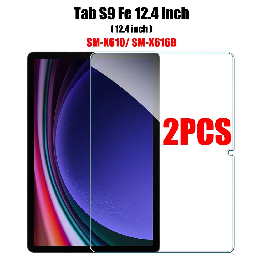 2PCS Tempered Glass Screen Protector for Samsung Galaxy Tab S8 Ultra Plus S6 Lite S7 Fe A7 Lite A8 S9 A9 Tablet Accessories Film - Cozy & Co. Market