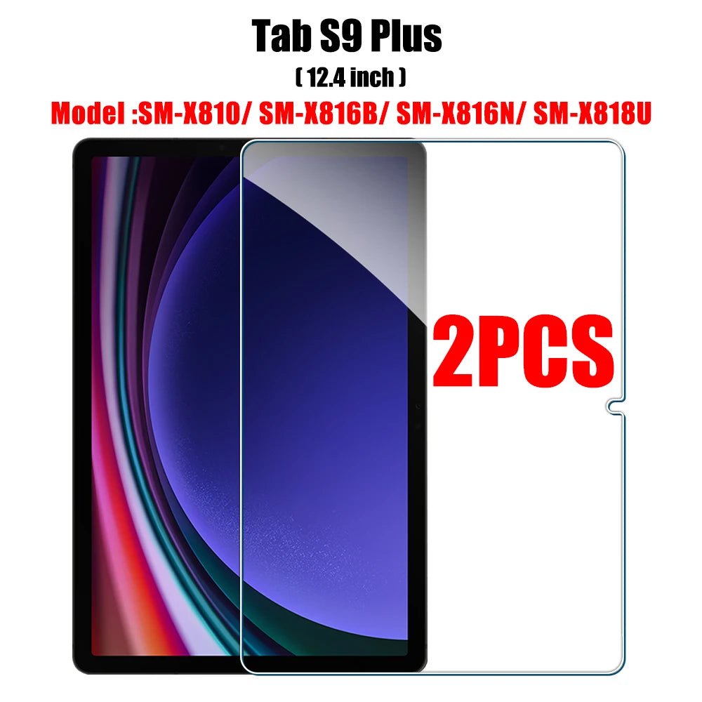 2PCS Tempered Glass Screen Protector for Samsung Galaxy Tab S8 Ultra Plus S6 Lite S7 Fe A7 Lite A8 S9 A9 Tablet Accessories Film - Cozy & Co. Market
