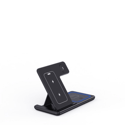 3 In 1 LED Fast Wireless Charger Stand Foldable Charging Station - Cozy & Co. Market